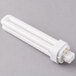 A Satco HyGrade 26 watt cool white pin-based compact fluorescent light bulb.