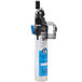 The Hoshizaki Dual Cartridge Filtration System with blue and black handles.