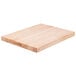 A Choice wood cutting board with a handle.