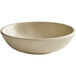 An Elite Global Solutions vanilla melamine bowl with a white background.