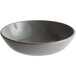 An Elite Global Solutions grey melamine bowl.