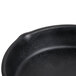 An Elite Global Solutions black faux cast iron fry pan.