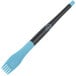 A blue and black plastic Mercer Culinary silicone brush with a handle.