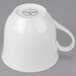 A white Libbey porcelain coffee mug with a handle.