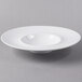 A Libbey Royal Rideau white porcelain bowl with a rim.