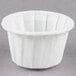 A Solo white paper souffle cup.