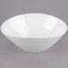 A Libbey white porcelain bowl with a small rim.
