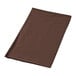 A Hoffmaster chocolate brown paper dinner napkin.
