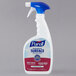 A white bottle of Purell foodservice surface sanitizer with a blue and red label.