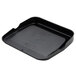 A black rectangular lid for a Rubbermaid ice tote.