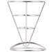 A Clipper Mill stainless steel wire cone basket with a handle.