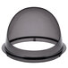 A black plastic AvaMix splash guard dome with a circular hole.