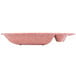 A pink Polyethylene HS Inc. Paprika Peppertizer bowl with a handle.