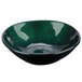 A green GET Cosmo melamine bowl with a black rim.