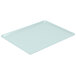 A sky blue rectangular tray.