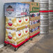 A 500 lb. beer case dolly stacked with boxes of beer.