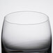 A close up of a clear Reserve by Libbey Symmetry Rocks Glass.