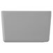 A gray Tablecraft Contemporary Collection straight sided bowl on a white background.