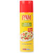 A yellow can of PAM Olive Oil spray.