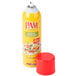 A yellow can of PAM Olive Oil Spray with a red lid.