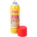 A yellow PAM spray can with a red lid.