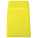 A yellow plastic Tablecraft straight sided bowl.