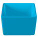 A blue square Tablecraft bowl.