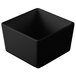 A Tablecraft black square bowl.