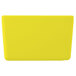 A yellow rectangular Tablecraft bowl with a white border.