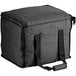 A black Choice insulated delivery bag with straps.
