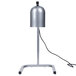 A Nemco silver freestanding heat lamp with a black cord.