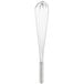 A Vollrath stainless steel French whisk with a handle.