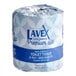 A case of 48 individually-wrapped Lavex premium toilet paper rolls.