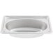 A Vollrath stainless steel oval pan on a white background.