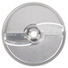 A Hobart 1/32" stainless steel circular metal slicing plate with a blade.