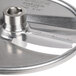 A circular metal Hobart 5/16" slicing blade.