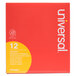 A yellow and red box with white text reading "Universal 12 Pack Chisel Tip Highlighters"