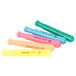 A group of Universal chisel tip desk style highlighters in four fluorescent colors.