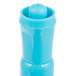 A blue plastic bottle of Universal chisel tip desk style highlighters with a white lid.