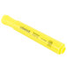 A Universal yellow highlighter pen with a chisel tip.