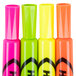 A package of four Avery Hi-Liter markers in fluorescent colors including green, pink, yellow, and orange.