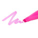 The tip of a pink Avery Hi-Liter pen.