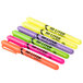 A package of six Avery Hi-Liter pen style highlighters in neon colors.