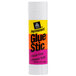 A white Avery glue stick tube with a yellow and orange label.