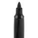 A close-up of a Universal black fine point permanent marker tip.
