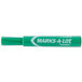 A green Avery Marks-A-Lot permanent marker with white text on the label.