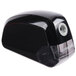 A Universal black electric pencil sharpener with a white circle cover.