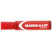 A red Avery Marks-A-Lot desk style permanent marker with white text reading "Marks-A-Lot" on it.