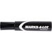 A black Avery Marks-A-Lot chisel tip permanent marker.