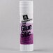 An Avery purple glue stick with white packaging and a purple label.